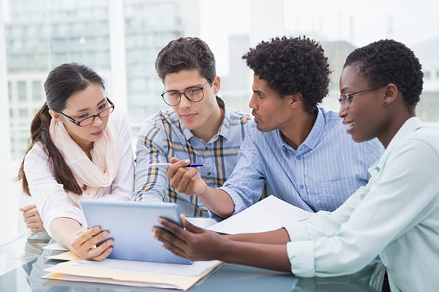 Students exploring their visa work options